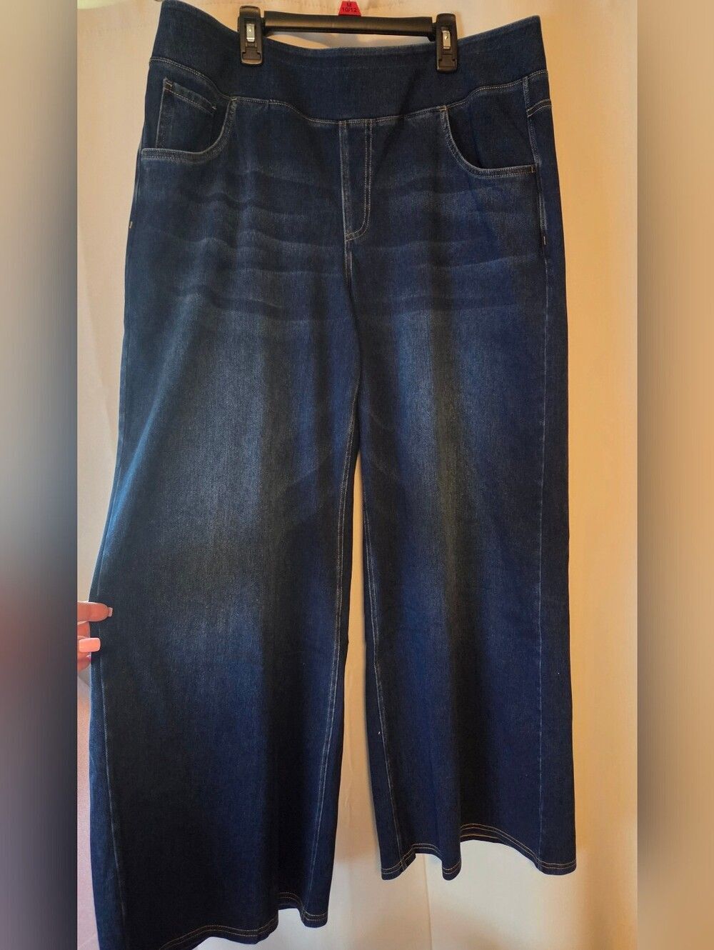 NWT HALARA Indigo Wide Leg Flare Jeans 1x